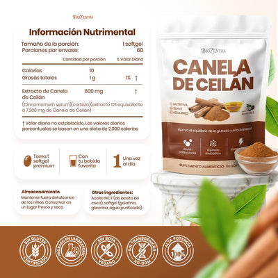 Biozentra - Ceylon Cinnamon 12:1 with MCT Oil