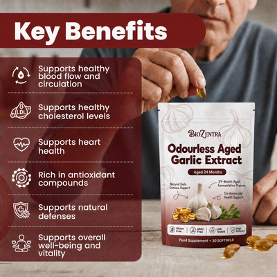 BioZentra Odourless Aged Garlic Extract